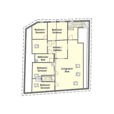 Spacious, 1 Minute From Bryggen! * Bergen